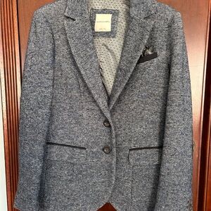 Nationality Blue Tweed Blazer
